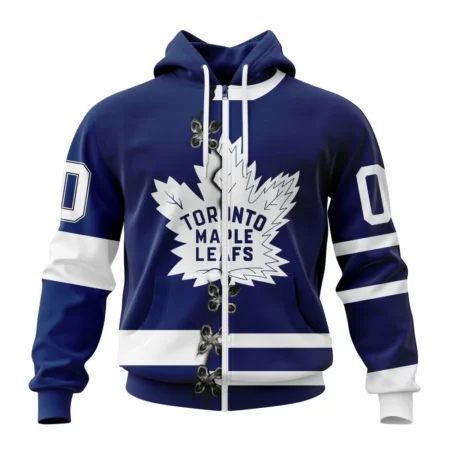 NHL Personalized Name And Number, Toronto Maple Leafs Special Home Mix Reverse Retro Personalized Kits,QTNHL Personalized Name And Number,080524B921