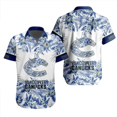 Vancouver Canucks  Tropical Style National Hockey League Hawaiian Shirt All Over Prints QTHWS310724A13