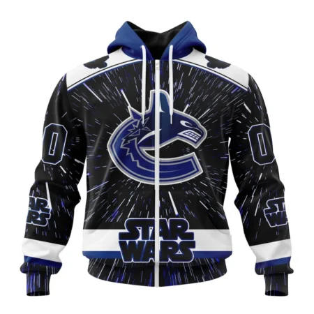 NHL Personalized Name And Number, Vancouver Canucks Special Star Wars Design,QTNHL Personalized Name And Number,080524B1110