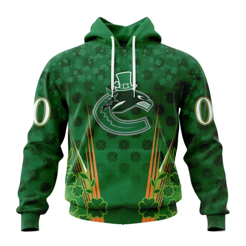 NHL Vancouver Canucks Special Design For St. Patrick' Day,QTNHL080524A1140