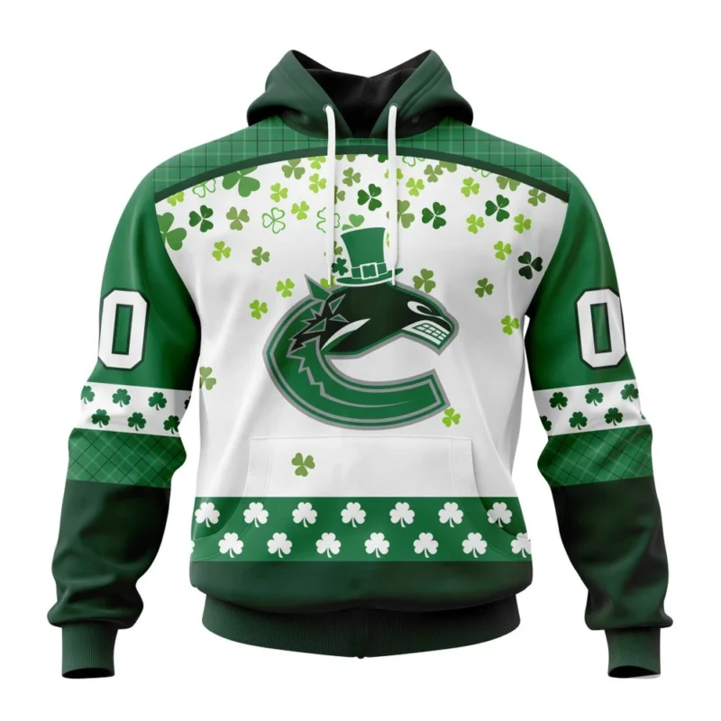 NHL Vancouver Canucks Special Design For St. Patrick Day,QTNHL080524A1233