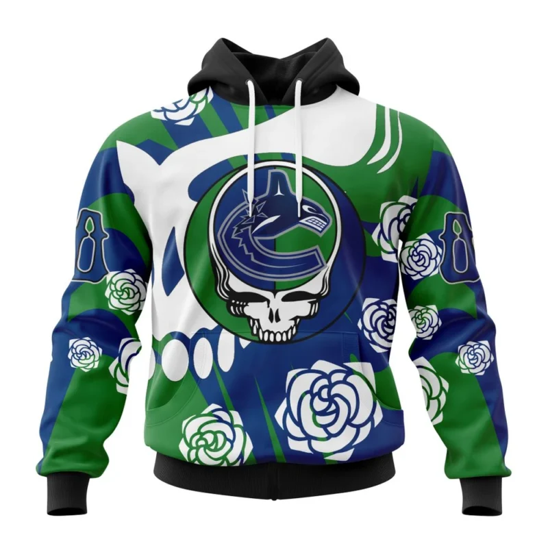 NHL Vancouver Canucks Special Grateful Dead Design,QTNHL080524A1265