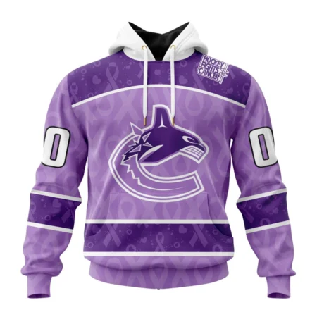 NHL Vancouver Canucks New Lavender Hockey Fight Cancer,QTNHL080524A1472