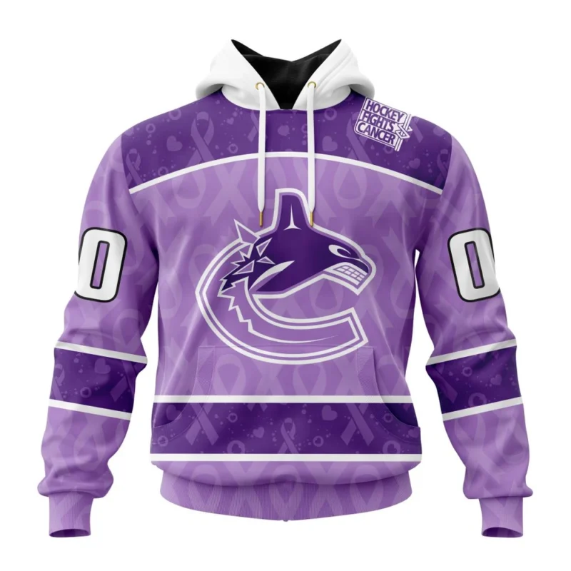 NHL Vancouver Canucks New Lavender Hockey Fight Cancer,QTNHL080524A1472