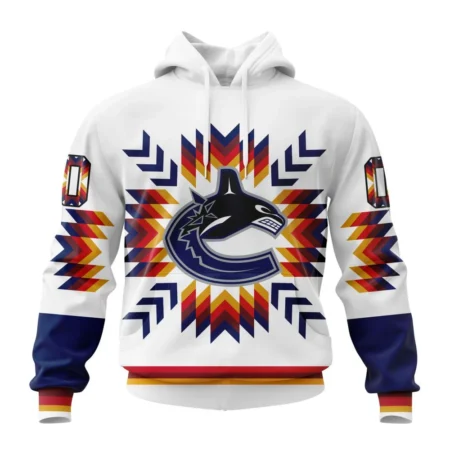 NHL Vancouver Canucks Special Design With Native Pattern,QTNHL080524A1569