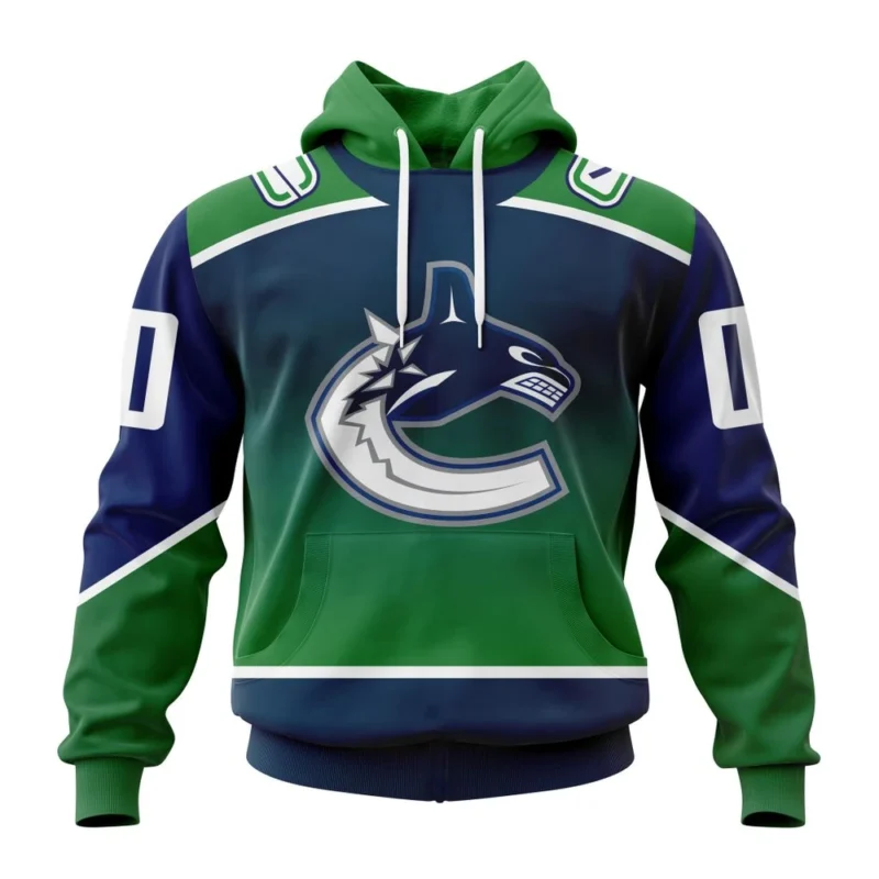 NHL Vancouver Canucks Personalize Gradient Series Concept,QTNHL080524A186