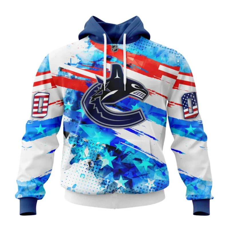 NHL Vancouver Canucks, Special Concept For Independence Day,QTNHL080524A2131