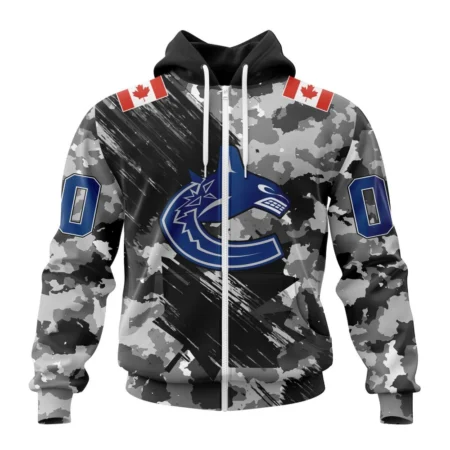 NHL Personalized Name And Number, Vancouver Canucks Special Camo Armed Forces Design,QTNHL Personalized Name And Number,080524B2165