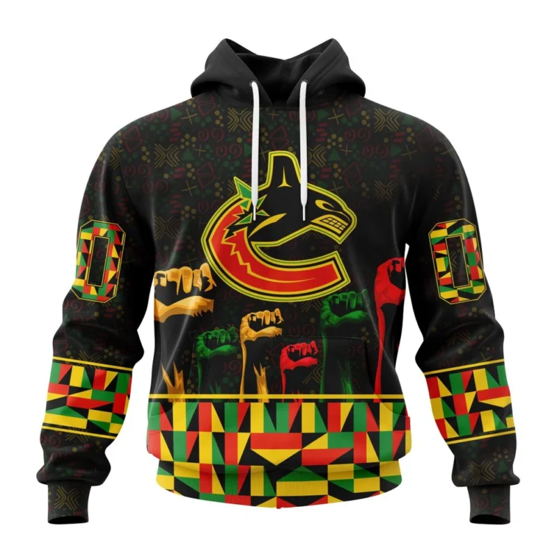 NHL Vancouver Canucks Special Design Celebrate Black History Month,QTNHL080524A2376