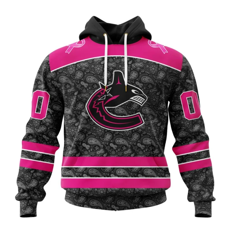 NHL Vancouver Canucks Special Pink In The Rink Fight Breast Cancer,QTNHL080524A248