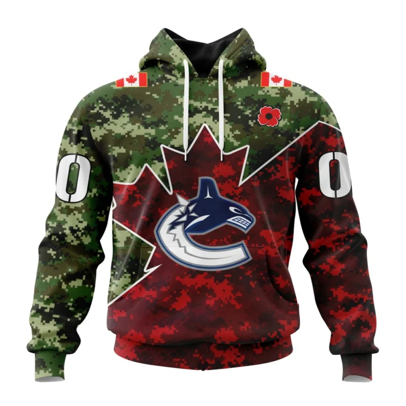 NHL Vancouver Canucks Special Design For Remembrance Day,QTNHL080524A2755