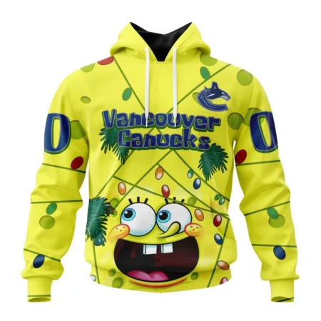 Vancouver Canucks Specialized Jersey With Spongebob ,QTNHL080524A3250