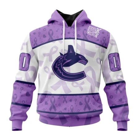 NHL Vancouver Canucks Special Lavender Fight Cancer,QTNHL080524A341