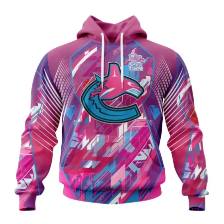 NHL Vancouver Canucks, Specialized Design I Pink I Can, Fearless Again Breast Cancer,QTNHL080524A3553