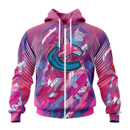 NHL Vancouver Canucks, Specialized Design I Pink I Can, Fearless Again Breast Cancer,QTNHL 080524B3553