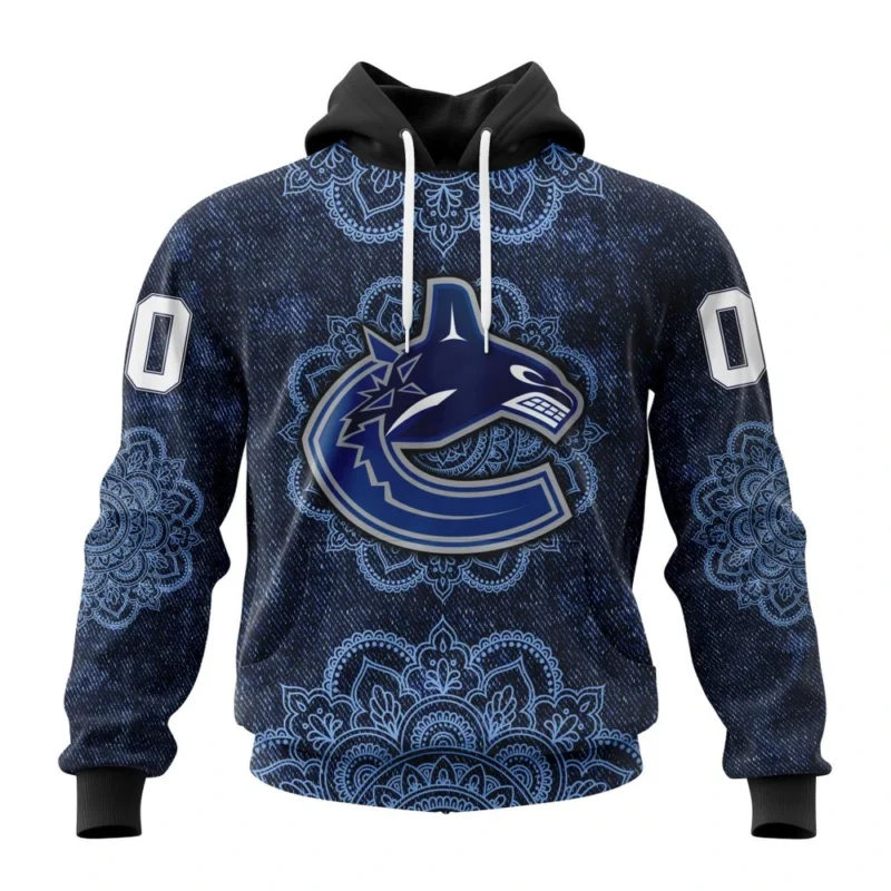 NHL Vancouver Canucks, Specialized Mandala Style,QTNHL080524A4041