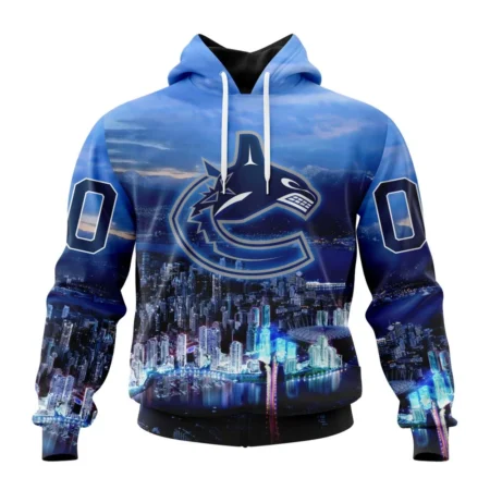 NHL Vancouver Canucks Special Design With City Skyline,QTNHL080524A4077