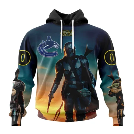 NHL Vancouver Canucks Special Star Wars The Mandalorian Design,QTNHL080524A691