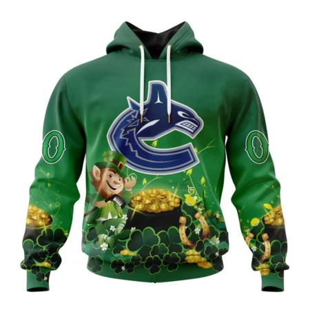 NHL Vancouver Canucks Special Design For St. Patrick' Day,QTNHL080524A888