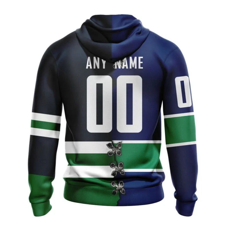 NHL Personalized Name And Number, Vancouver Canucks Special Home Mix Reverse Retro Personalized Kits,QTNHL Personalized Name And Number,080524B920