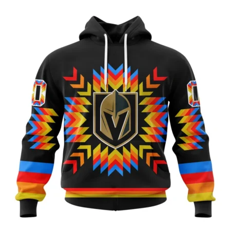 NHL Vegas Golden Knights Special Design With Native Pattern,QTNHL080524A1013