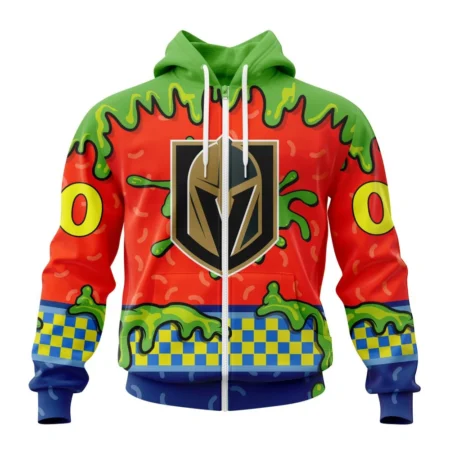 NHL Personalized Name And Number, Vegas Golden Knights Special Nickelodeon Design,QTNHL Personalized Name And Number,080524B1168