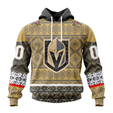 NHL Vegas Golden Knights Special Design With Native Pattern,QTNHL080524A1294