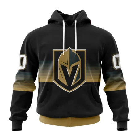 NHL Vegas Golden Knights Special Black And Gradient Design,QTNHL080524A1396