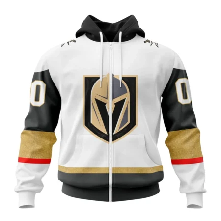 NHL Personalized Name And Number, Vegas Golden Knights Personalized  White Away Kits,QTNHL Personalized Name And Number,080524B1429