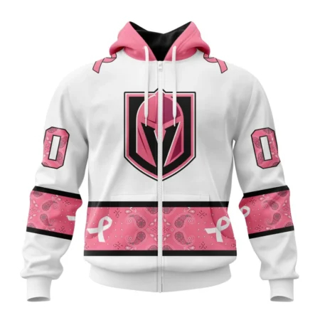 NHL Personalized Name And Number, Vegas Golden Knights In Classic Style With Paisley, In October We Wear Pink Breast Cancer,QTNHL Personalized Name And Number,080524B1658