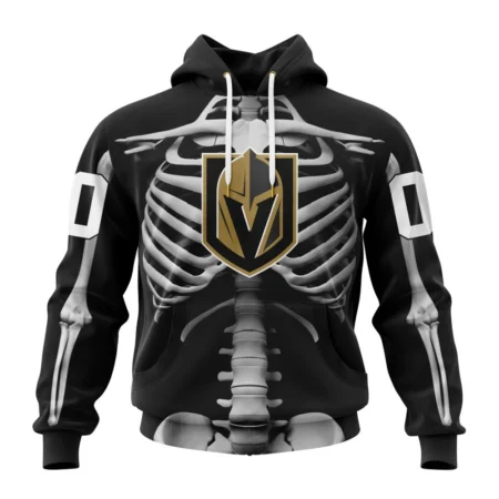 NHL Vegas Golden Knights Special Skeleton Costume For Halloween,QTNHL080524A2014