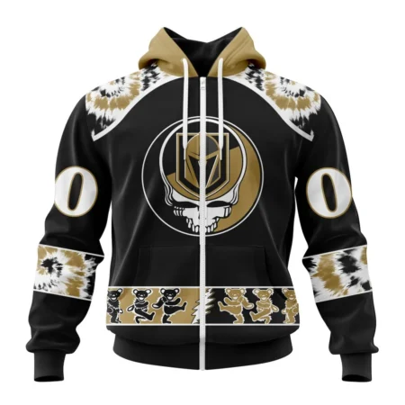 NHL Personalized Name And Number, Vegas Golden Knights Special Grateful Dead Design,QTNHL Personalized Name And Number,080524B2192