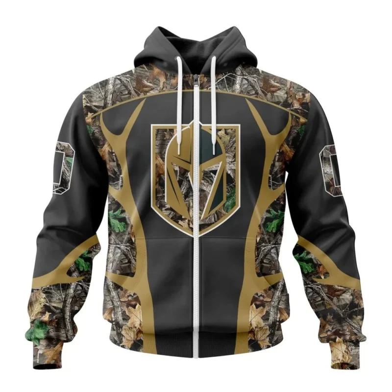 NHL Personalized Name And Number, Vegas Golden Knights Special Camo Hunting Design ,QTNHL Personalized Name And Number,080524B2200