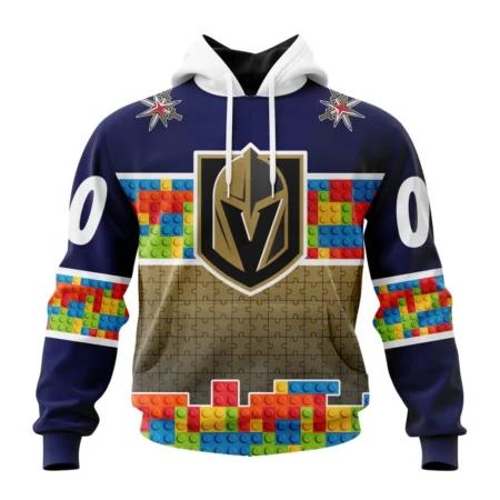 NHL Vegas Golden Knights Special Autism Awareness Design ,QTNHL080524A2226