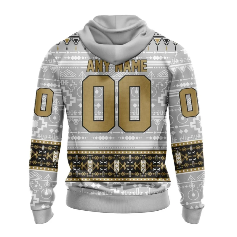 NHL Personalized Name And Number, Vegas Golden Knights Special Native Design,QTNHL Personalized Name And Number,080524B246