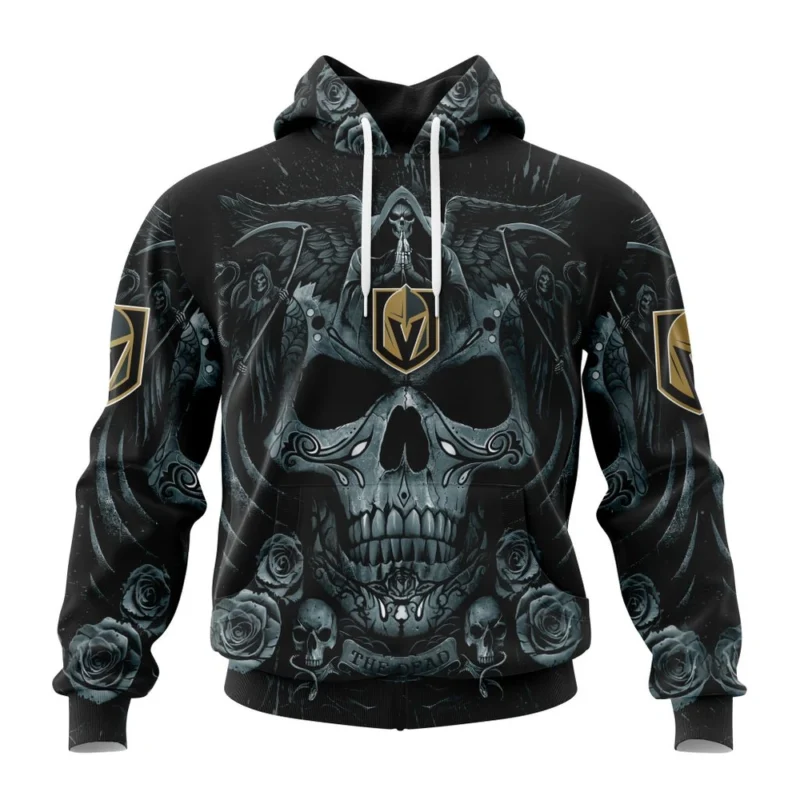 NHL Vegas Golden Knights Special Design With Skull Art,QTNHL080524A3116