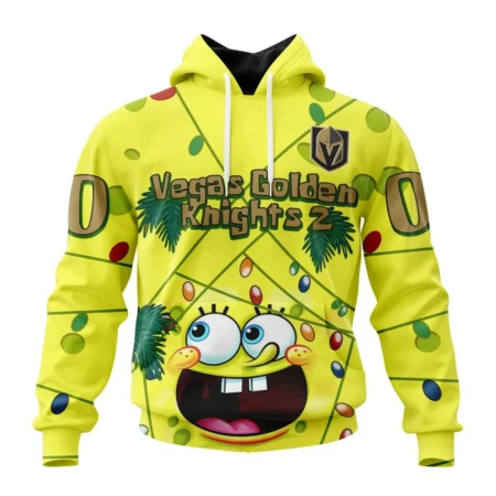 Vegas Golden Knights, Specialized Jersey With Spongebob ,QTNHL080524A3249