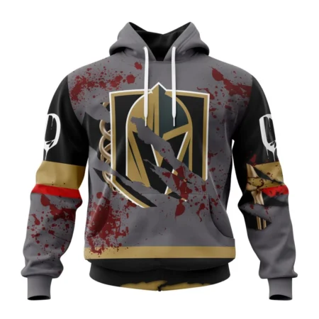 NHL Vegas Golden Knights, Specialized Design Jersey With Your Ribs For Halloween,QTNHL080524A3493