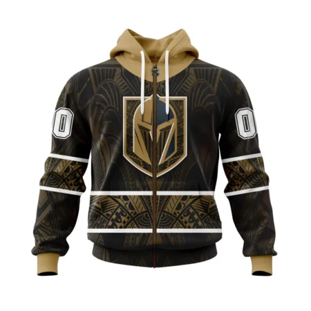 Vegas Golden Knights, Specialized Native With Samoa Culture ,QTNHL 080524B3967