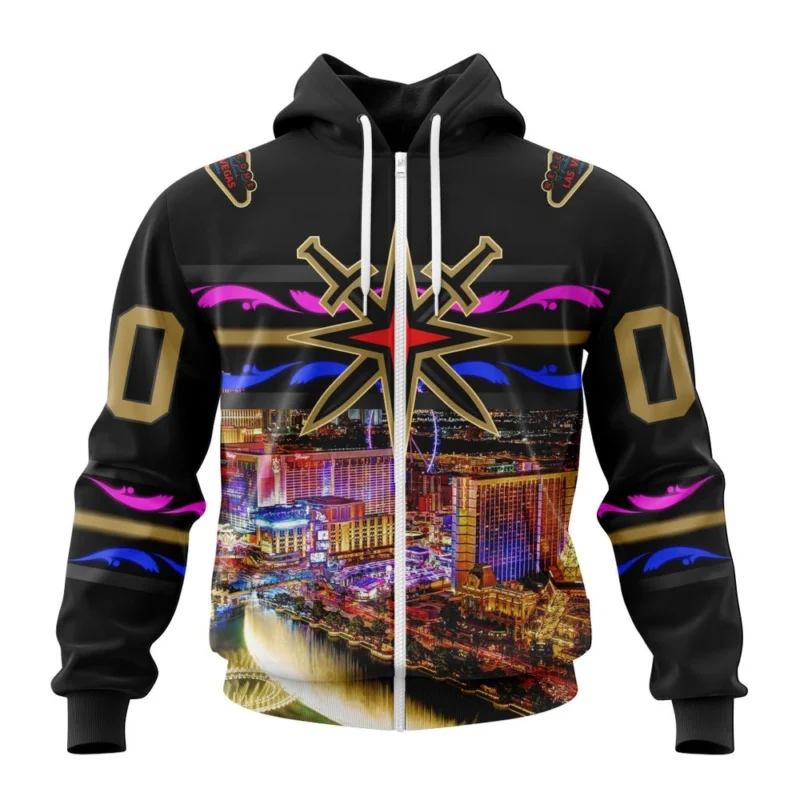 NHL Vegas Golden Knights Special Design With Las Vegas Strip,QTNHL 080524B4081