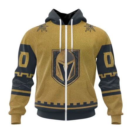 NHL Personalized Name And Number, Vegas Golden Knights Special Two-Tone Design,QTNHL Personalized Name And Number,080524B443