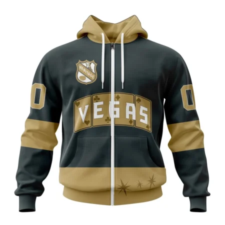 NHL Personalized Name And Number, Vegas Golden Knights Personalized Heritage Design,QTNHL Personalized Name And Number,080524B649