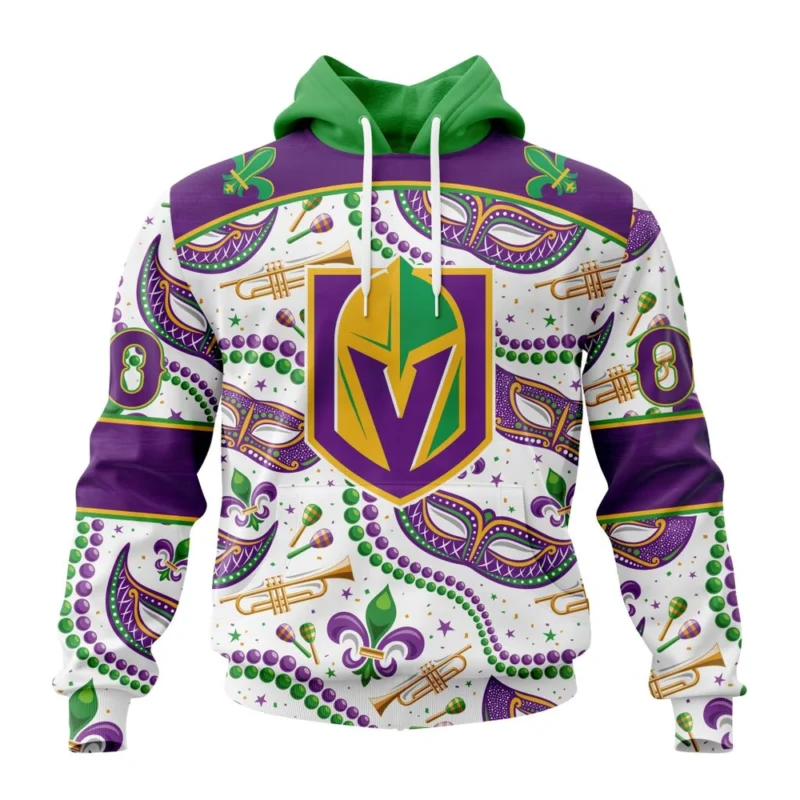 NHL Vegas Golden Knights Special Mardi Gras Design,QTNHL080524A725