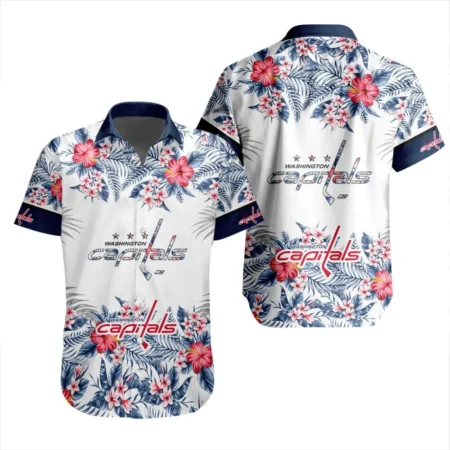 Washington Capitals  Tropical Style National Hockey League Hawaiian Shirt All Over Prints QTHWS310724A12