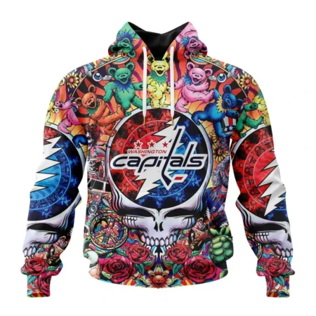 NHL Washington Capitals Special Grateful Dead Design,QTNHL080524A101