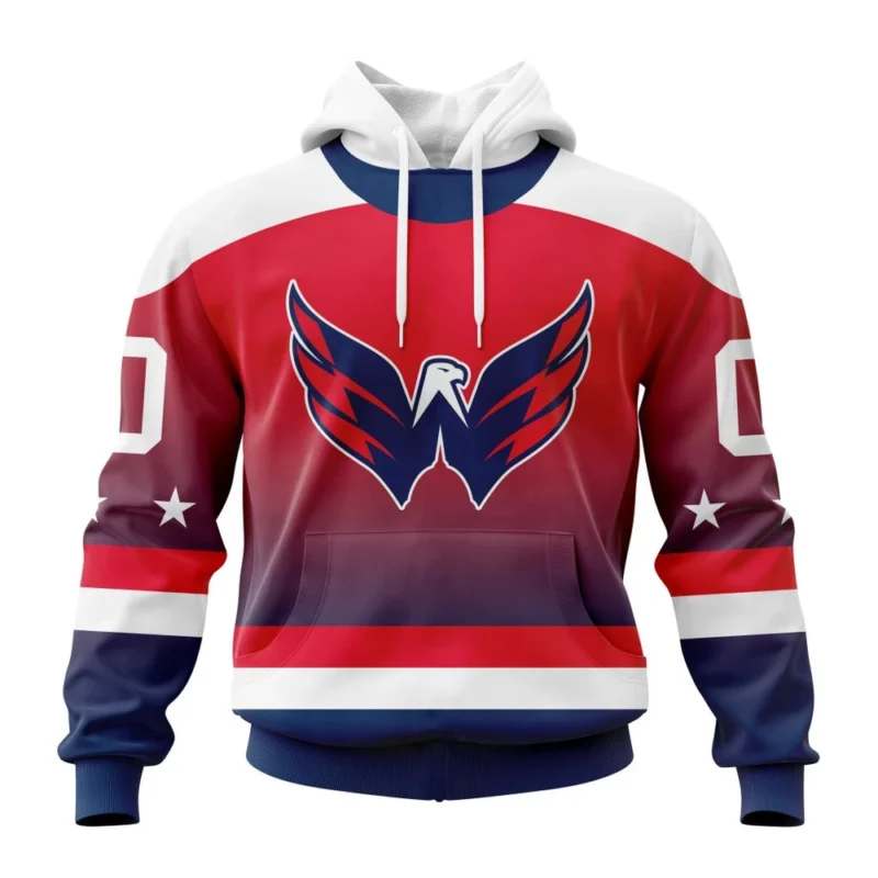 NHL Washington Capitals Personalize Gradient Series Concept,QTNHL080524A1336