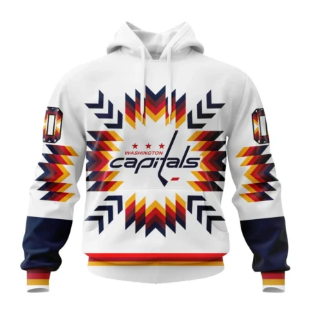 NHL Washington Capitals Special Design With Native Pattern,QTNHL080524A1568