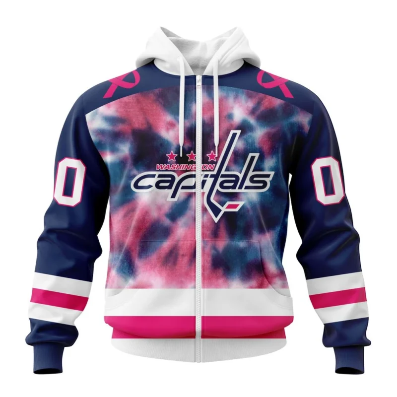 NHL Personalized Name And Number, Washington Capitals Special Pink October Fight Breast Cancer,QTNHL Personalized Name And Number,080524B1819