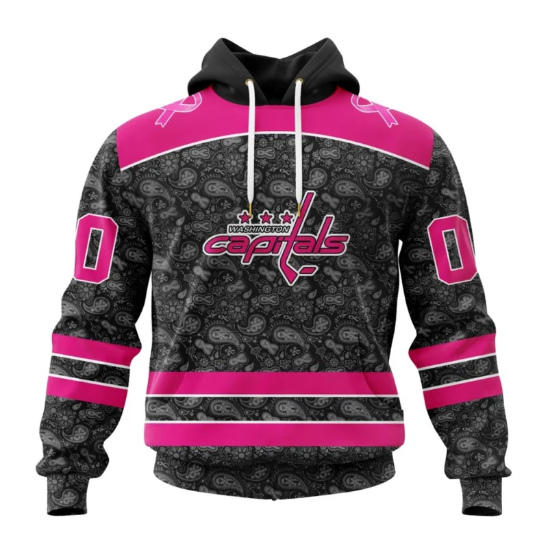 NHL Washington Capitals Special Pink In The Rink Fight Breast Cancer,QTNHL080524A2074