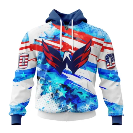 Washington Capitals, Special Concept For Independence Day,QTNHL080524A2150